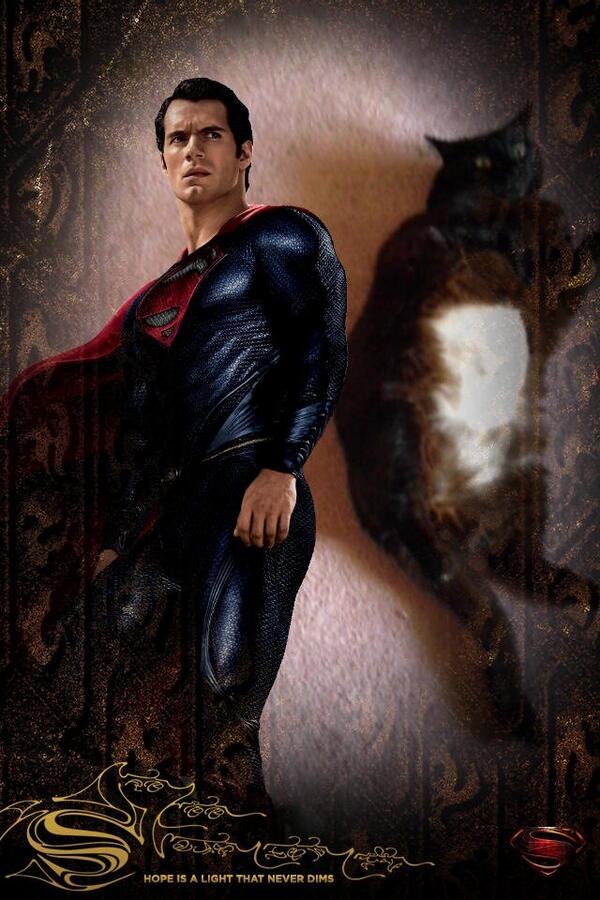 RudeToRats's tweet photo. Man of Steel cast spoiler (not really). http://t.co/9cfaSHmusX