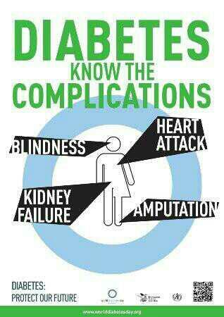 Fight_T1D's tweet photo. Know the complications ... http://t.co/Mtj4fEPARq