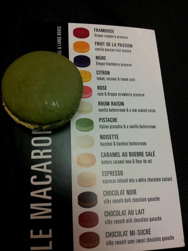 pechluck's tweet image. Mm. pistachio macarons from @Nuvrei  at #pdxbloggers meeting on Social Strategies for Bloggers #portlandbloggers