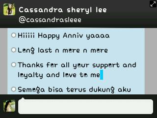 Cassievers_JKTS's tweet photo. Yuhuu~ kita dpet say happy annive darri cassie :D http://t.co/pCFeMvoLgi