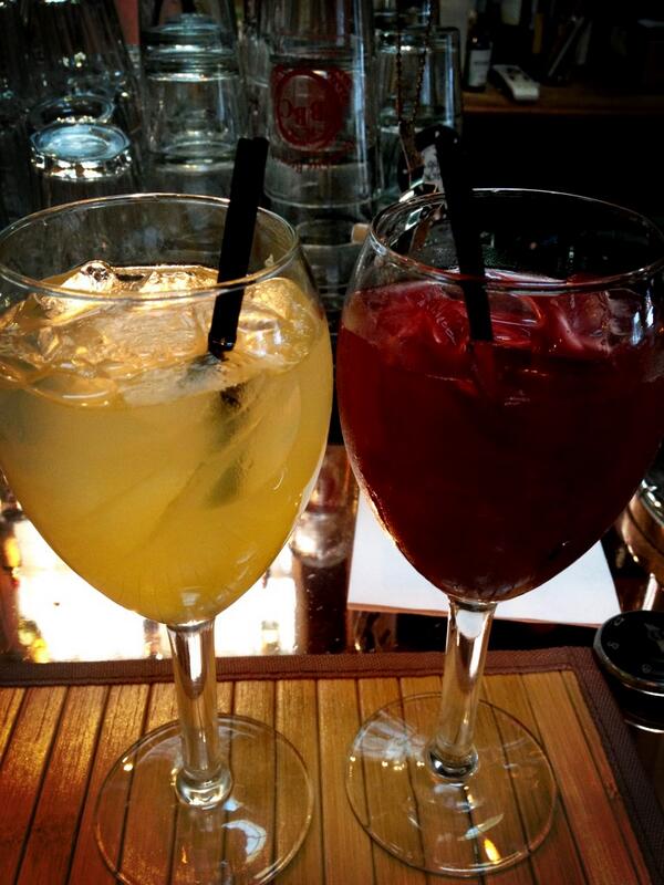 irinazee's tweet image. @CatacombCouture Saturday fun day? #devlins #sangria so loving this weather