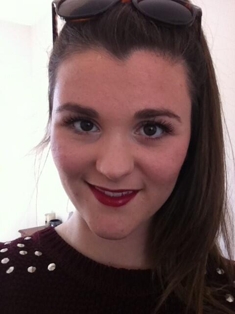 Bronte_Glover's tweet photo. @ZozeeBo my makeup today was inspired by you! http://t.co/4eSkYzwfAU