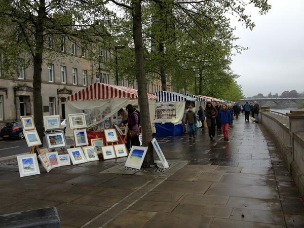 mrsbroon71's tweet image. @PerthFestival the stall holders are all set up and ready to welcome you