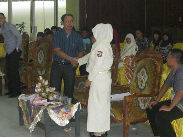 Ketua PP PPI SUMUT memberikan sambutan untuk membuka Musyawarah