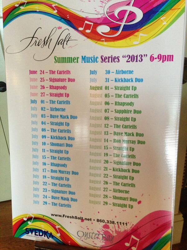 ChesterCT's tweet photo. Fresh Salt at Saybrook Point Inn has summer music series. http://t.co/O0BxI1AyTi http://t.co/5cqaR2Lkq8