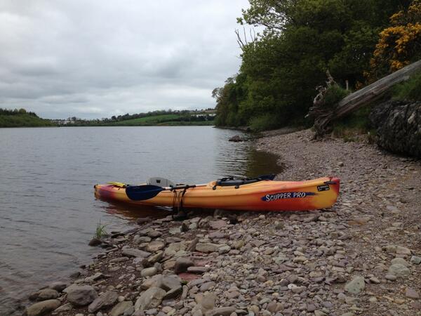 Not much wind today for sailing on Inniscarra Lake, but perfect for kayaking.