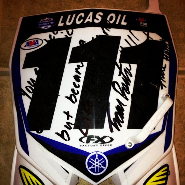 shawnulo's tweet photo. Had a blast with @T11_Preston yesterday racing Hangtown. Thanks for the great memories! #travisprestonmxschools http://t.co/gVCx7QVMiv