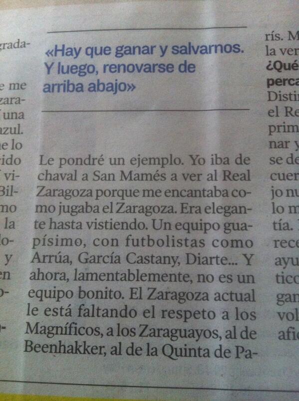 RMELENDO's tweet photo. Que grande @AndoniCedrun !!!! Tu si que entiendes lo que significa ser Zaragocista!!! http://t.co/Yz8ivPy94a