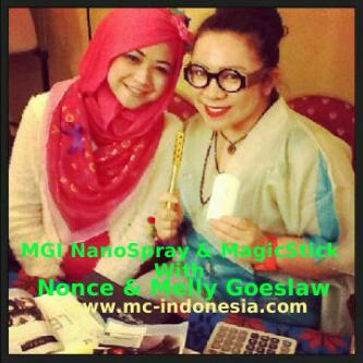 jenkwanti's tweet photo. Melly jg pake loh, MGI nano spray &amp; magic stick http://t.co/LBhfhOQsmR