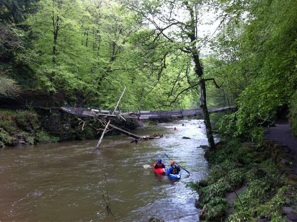 NTHadriansWall's tweet photo. Less good news with the water receded our bridge is in bad shape http://t.co/3BDUecbtrP