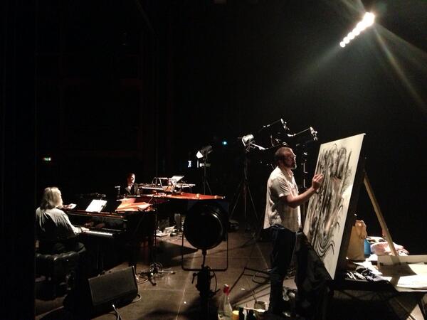 ErasedTapes's tweet photo. This must be where pianos go when they die. @LubomyrMelnyk @NilsFrahm @GregoryEuclide and all of us here @ABconcerts! http://t.co/BqibI8YSyo