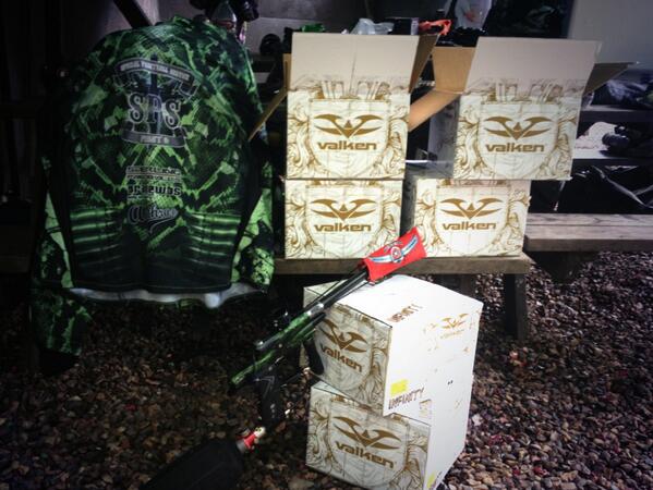 SPSChapters's tweet image. Fantastic Fun today at UWL South 2. Valken paint from @Bluewaterpb shot very very well... #impressed