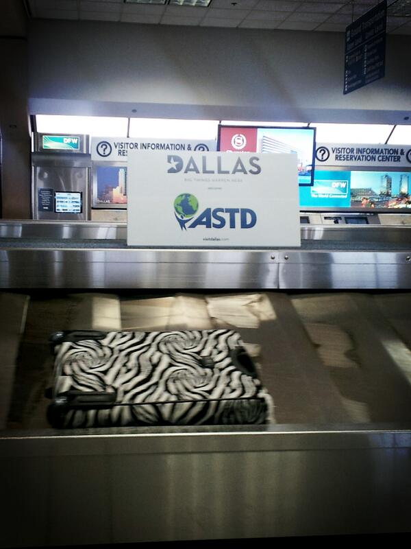 LearnerAdvocate's tweet image. What a sight! Look at what @rhillsites and I saw just after arriving for #astd2013 #zebrazapps