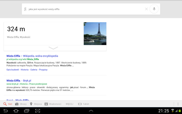 grycmat's tweet image. Jeszcze przed chwilą narzekałem na brak tej funkcji w #AndroidNow, a tu działa mi już Knowledge Graph w Google Now;)