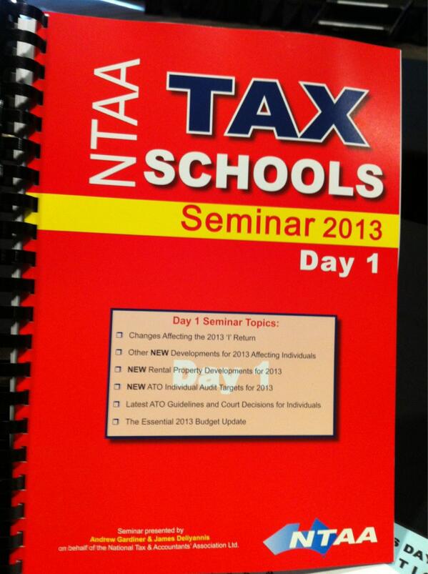 Looking forward to fun-filled day studying #Accounting and #Tax changes at NTAA Tax Schools day 1 with <a href="/FletcherTax/">Janna Fikh</a>