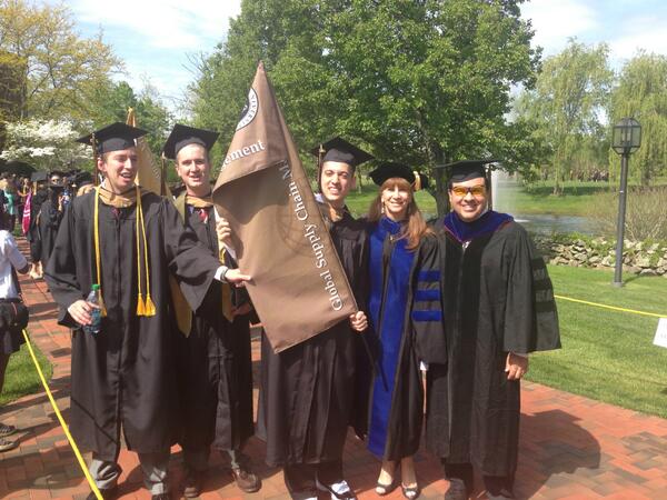 Congratulations to <a href="/bryantuniv/">Bryant University</a> 1st Global Supply Chain Management graduates!