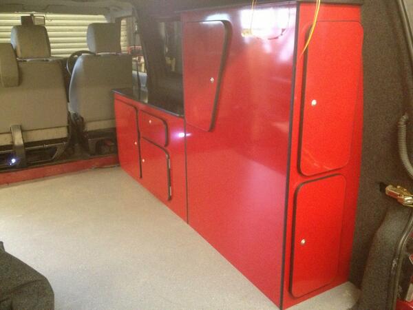 Recently completed t4 unit fully fitted in our workshops in Bridgwater