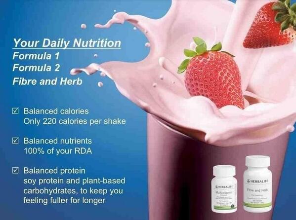 Your daily nutrition #Herbalife #Formula1shake #FibreTablets #VitaminTablets #RDAs #PSN