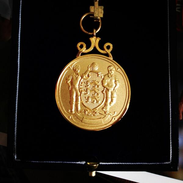 It's all together not just the relegation. I did really enjoy my time. But now it's over. But the medial is with me