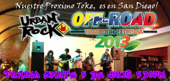 CONFIRMADO: col las Bandas <a href="/RockthemBanda/">RockThem</a> <a href="/NexusVen/">nexusven</a> MOIRA, y STFS, en Tarima Skate el 5 de Julio #NosVemosEnElOffRoad