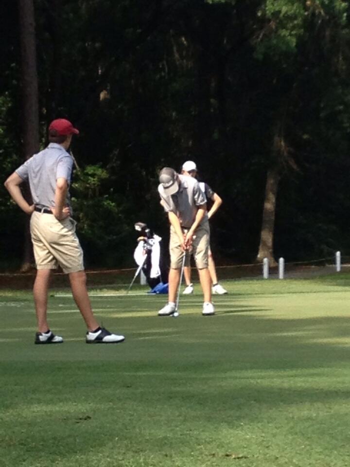 Great day for golf - #raidernation representing at the state tournament in Tifton!