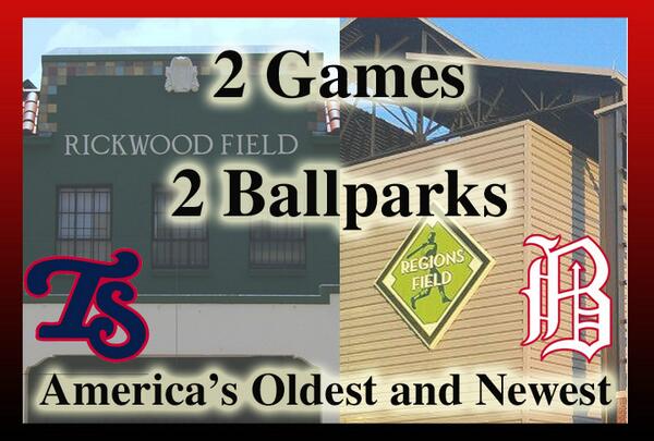 BhamBarons's tweet photo. RT to be entered for a chance to win 2 tickets to both the Rickwood Classic and our May 30th game at #RegionsField! http://t.co/yHIuNhd8gC