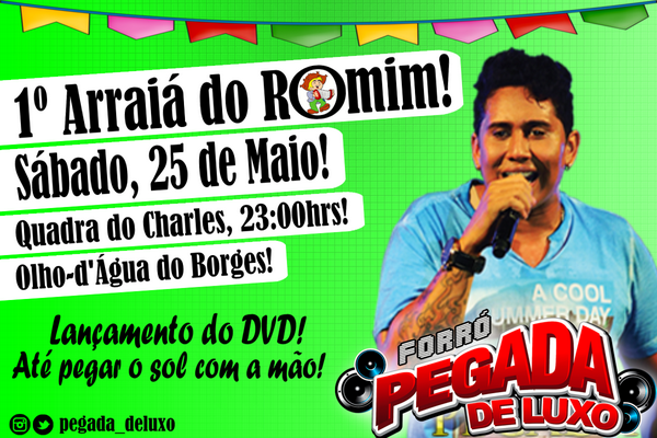 pegada_deluxo's tweet photo. Neste sábado estaremos em Olho d'água do Borges, não percam! http://t.co/WSQxZi0MNW