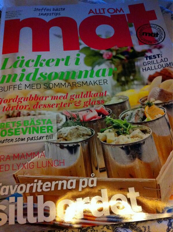 StrmbergMarie's tweet photo. Äntligen en ny @alltommat http://t.co/KWhbsWaSJ7