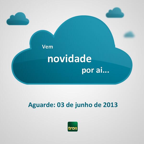 radio_tron's tweet photo. Vem novidade por ai... Aguarde: 03 de junho de 2013! http://t.co/r7fGgV7owj