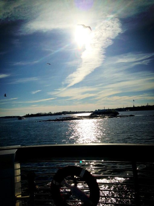 Dinner at dad's! On Sveaborg, the most beautiful island with castle ruins, just outside Helsinki! #thursday<a href="/tag/thursday"class="tags"><span>#thursday</span></a>