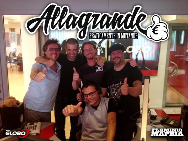 RADIO GLOBO (fm 99,6 o goo.gl/jAOVc) ora il nuovo pezzo in anteprima! #allagrande praticamente in mutande!