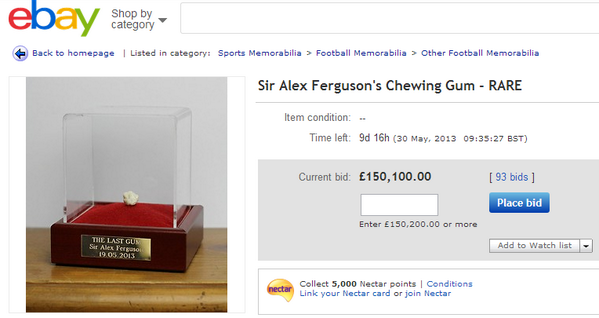 BetfairExchange's tweet photo. Seems legit... #FergiesLastGum http://t.co/7iln7PMY6x