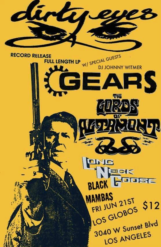 Los Angeles! 

Check out the Lords on 6/21 at Los Globos in Silverlake!