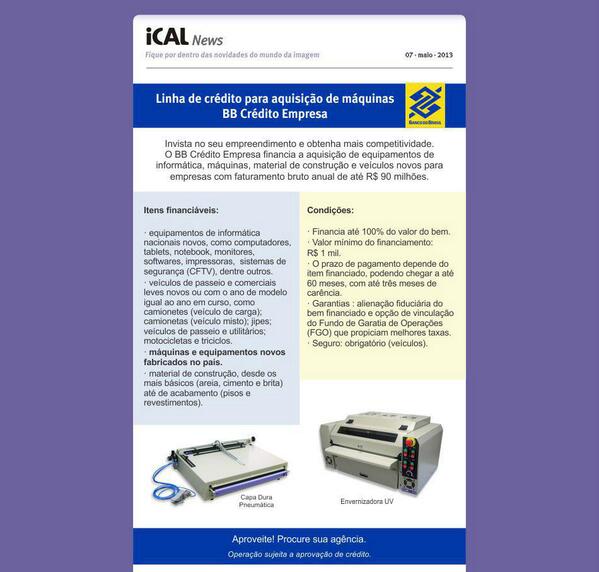 icalsc's tweet image. A oportunidade que faltava para você investir em sua encadernadora. Aproveite!