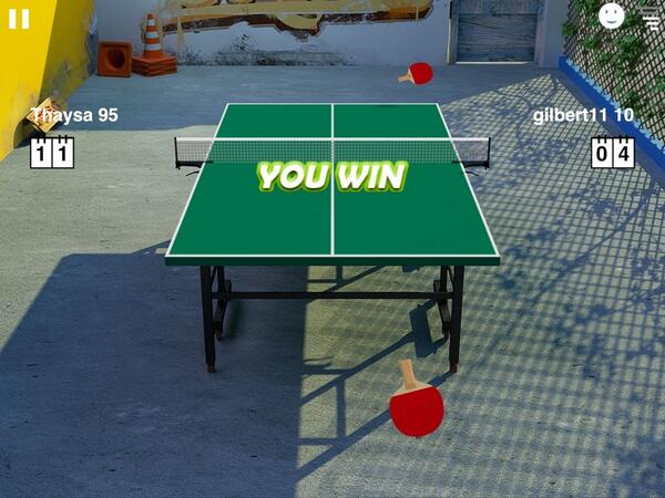 Thaysada's tweet photo. Empfehlenswert! Virtual Table Tennis 3. iPad Download: http://t.co/nqEv4t242n http://t.co/pWsiLCnYMq