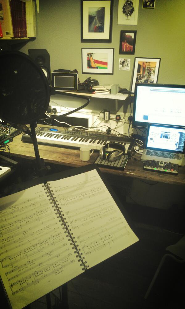 crazy_trumpeter's tweet image. Recording session for #FAOS #SweeneyTodd.