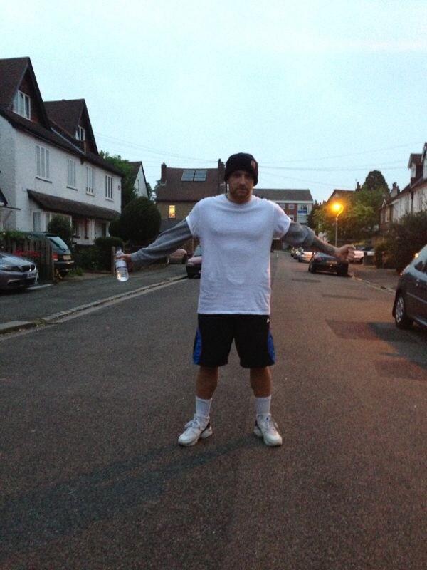 AlecLDN's tweet image. #SweatOut going for my beach body again.