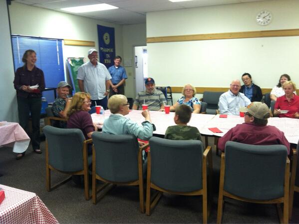 ModocNF's tweet image. Some #Modocnf retirees join employees at ice cream social today. Nice visit for all