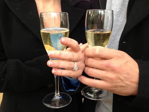 FreeflyHer's tweet photo. Still surreal...he asked and I answered!  #gettingmarried #holycrap http://t.co/ohV4B0x1Qy