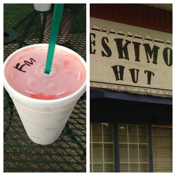 samipolson's tweet image. The Eskimo Hut... A drive thru liquor and alcoholic slushie store #onlyintexas #fuzzymemory