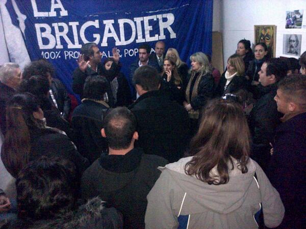 labrigadier's tweet image. Felicitaciones compañero @Bonchi_Reynoso de "La Brigadier" por la inauguración con @cachi_martinez de la Sec. 8va.