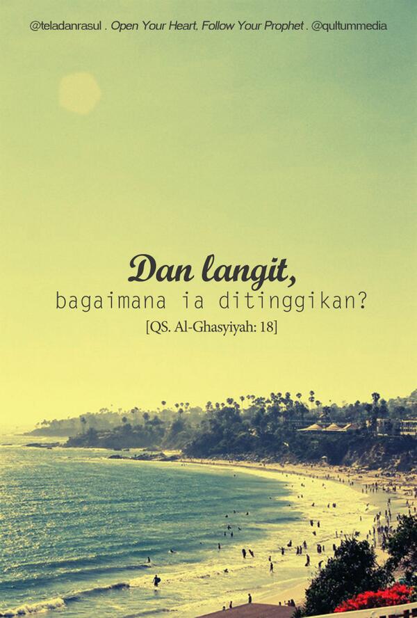 TeladanRasul's tweet photo. Merenungkan penciptaan semesta juga ibadah :) #FollowYourProphet http://t.co/XAe072kaYq