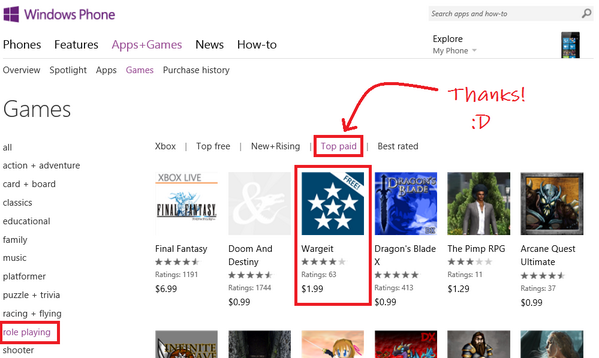 wargeit's tweet photo. Wargeit reachs top #3 USA in its category and overreach +300.000 dowloads! Really thanks folks! http://t.co/7DojwhchFl