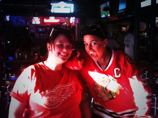 3Lainey's tweet photo. House rivalry. #nhlplayoffs #becauseitsthecup #letsgetweird http://t.co/ZvHTkUB5g1