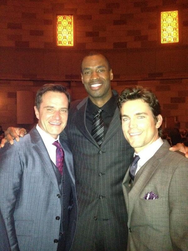 TimDeKay's tweet photo. To correct twitter...:) congrats to @jasoncollins34 on the Courage Award from @glsen http://t.co/xeS1GMeSta