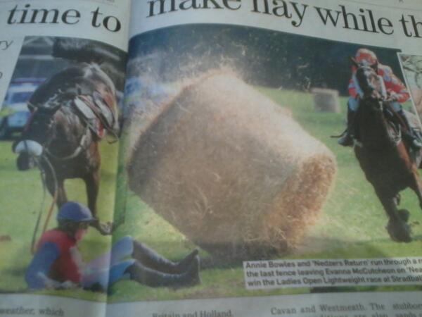 Stradbally ptp makes it to page 3 of Monday's Irish Independent