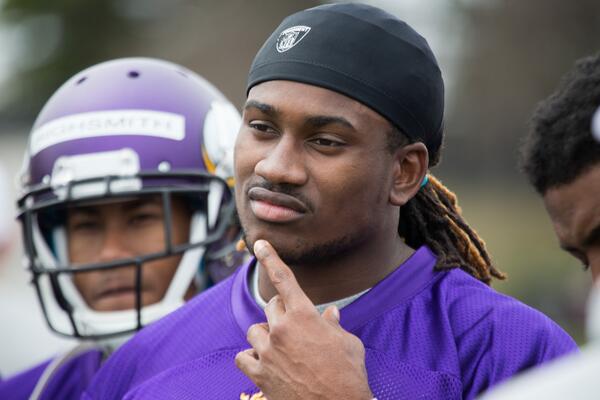 broback's tweet photo. Simon says, touch your ear “@Vikings: Caption This http://t.co/pQDG2N1neG”
