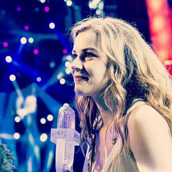 On #stage after winning #eurovision2013 #escdk
