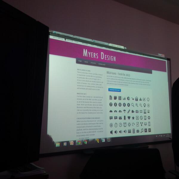 Zukka75's tweet image. Great quote about @LizMyers at #BlackBerry course on #WebWorks .. #Milan