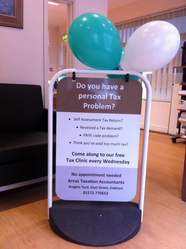 Wednesday come along to our free tax clinic - we will answer your tax questions